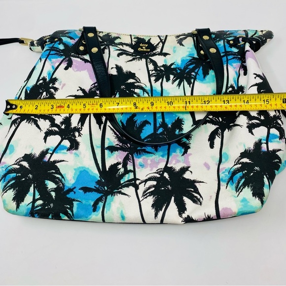 Juicy Couture Palm Tree Black Tote Bag - Picture 5 of 12